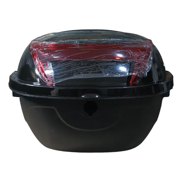 Maleta Para Motos De 30 Litros  - Mica Roja Con Espaldar