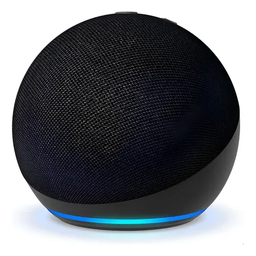 Echo Spot 2024 Smart Speaker Caixa Som Tela 2,83 Alexa Preta