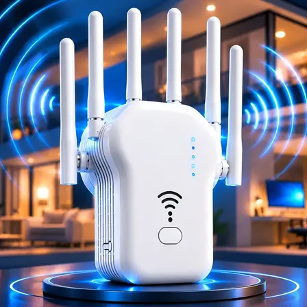 Repetidor Wifi 2.4ghz 6 Antenas Alta Estabilidade E Alcance