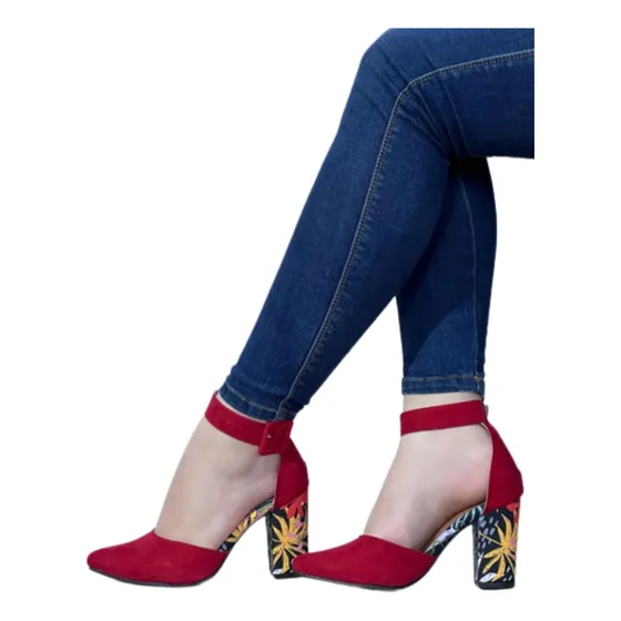 Sandalias Para Damas Tacón Cubano