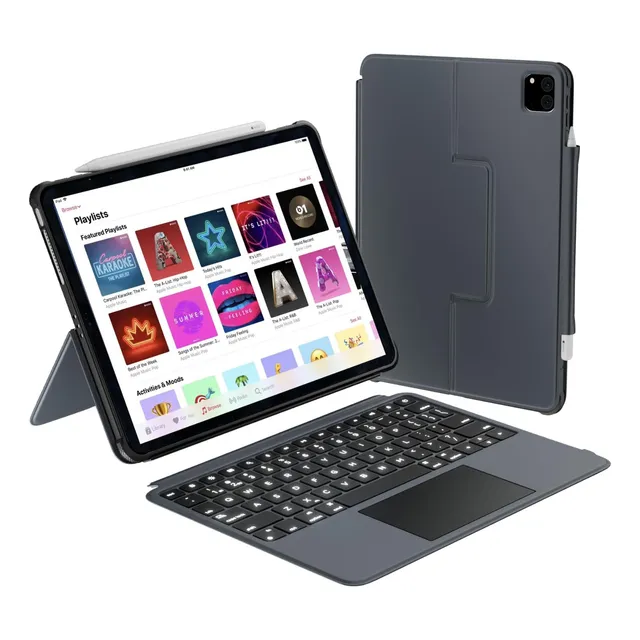 Fundas Con Teclado Para iPad Air/pro Macally Negro