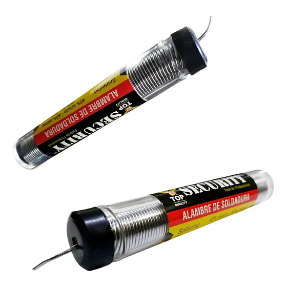 Alambre De Soldadura Security (estaño) Mayor Y Detal Oferta