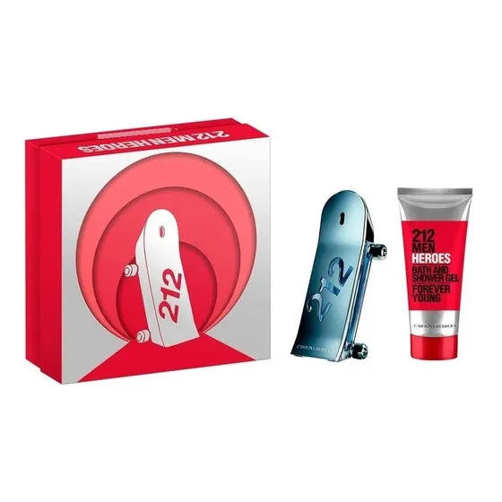 Carolina Herrera 212 Men Heroes Set Edt 90ml + Gel Ducha