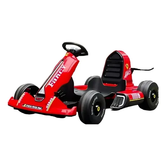 Go Kart Auto Eléctrico 12v25a Rojo Con Control Lubabycas