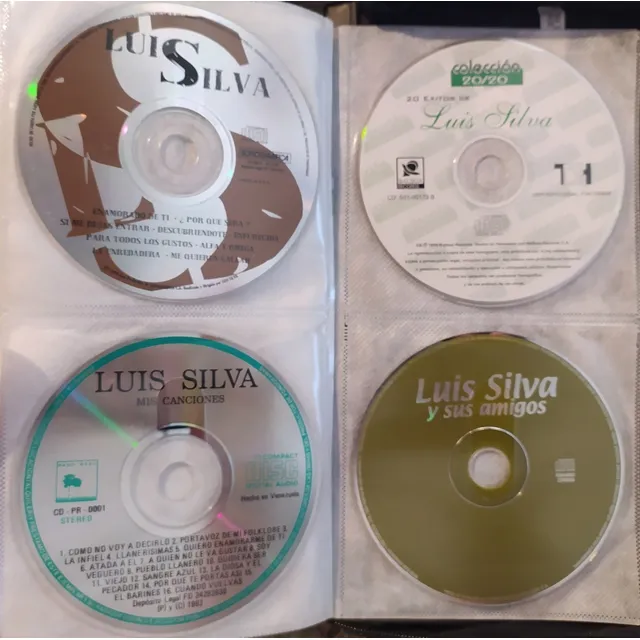 Combo De 4 Cds De Luis Silva