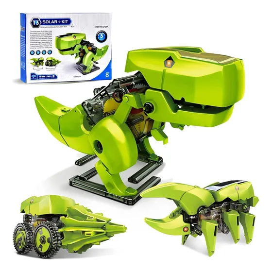 Juguete De Construcción Robot Solar Bloques De Dinosaurios