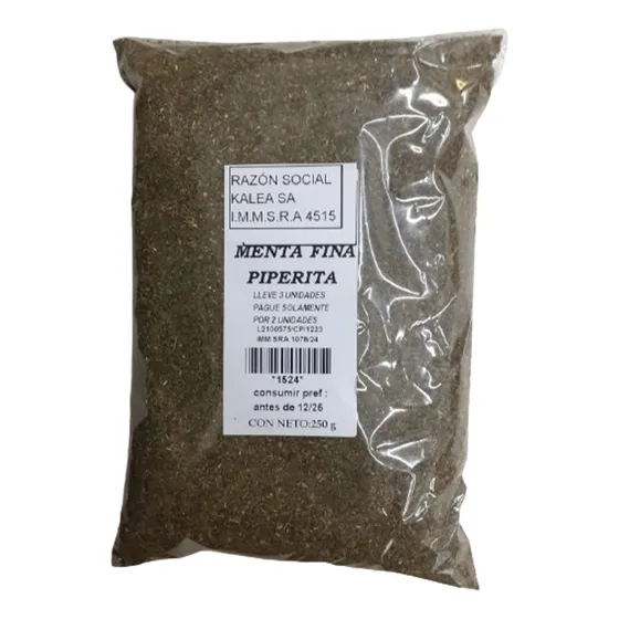 Menta Piperita Fina  250g 3x 2 Precio Por Unidad