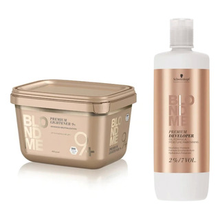 Kit Polvo Decolorante + Activador Blondme Schwarzkopf Kit Polvo Decolorante + Activador Blondme Schwarzkopf