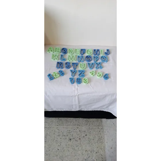 Cortadores Letras Y Números Repostería