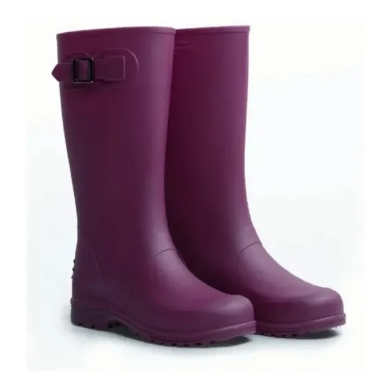 Botas De Lluvia Pantaneras Impermeables Caucho Mujer Ginna