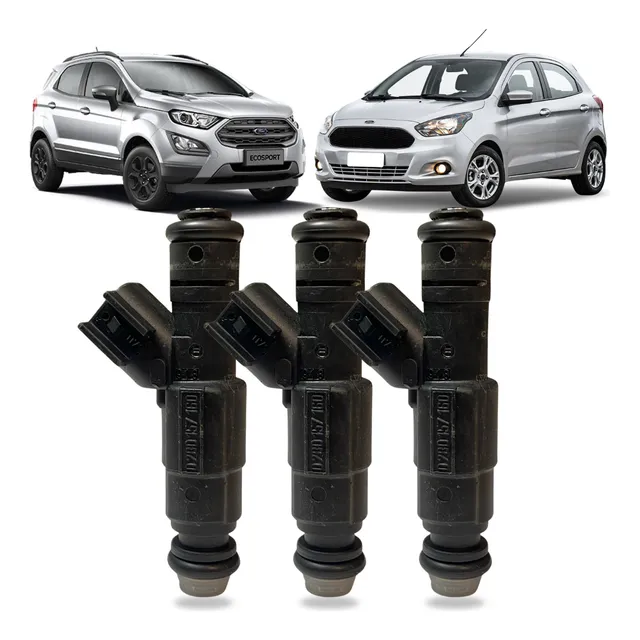 Jogo 3 Bicos Injetores Ford Ka Ecosport 1.5 3cc 0280157160