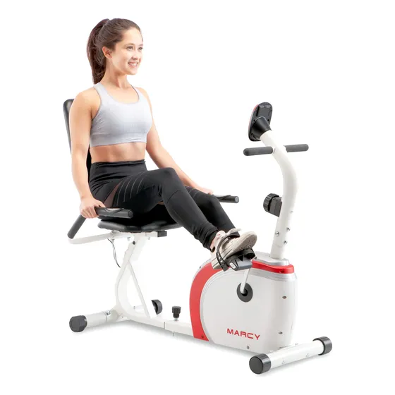 Marcy Ns908r Bicicleta Fija Reclinada Para Hacer Ejercicio..
