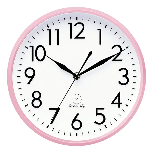 Reloj Pared Silencioso Dreamsky Tictac Cara De10  Largo Azul