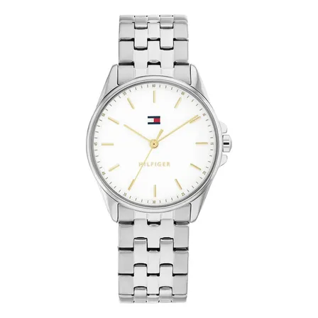 Relógio Tommy Hilfiger Feminino Aço Prateado 1782798 Prateado Branco