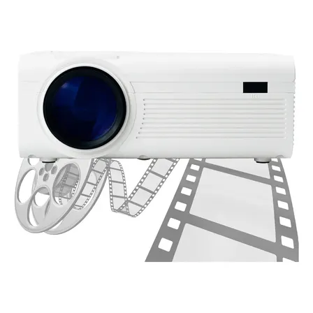 Projetor Knup Led Multimídia 1800 Lúmens Full Hd 1080p Hdmi Usb Branco