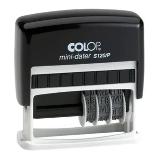 Carimbo Datador Colop Mini S 120/p - 10x25 Mm
