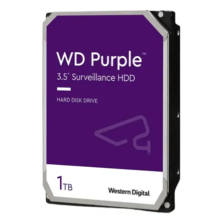 Disco Duro Purple de 1 TB / 5400 RPM / para cctv / Uso 24-7