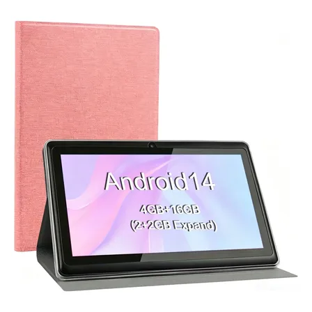 7-inch Android Tablet, 16gb Rom, 2.4g Wifi, Dual 2mp Cameras Pink