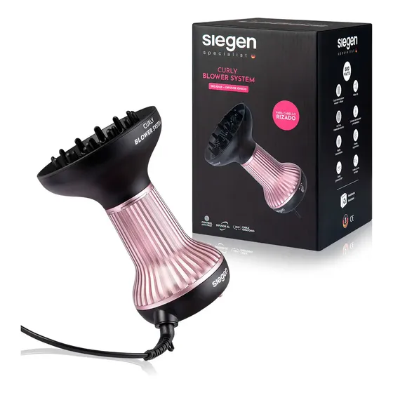 Secador Difusor De Pelo Siegen Sg-3180 Curly Blower System