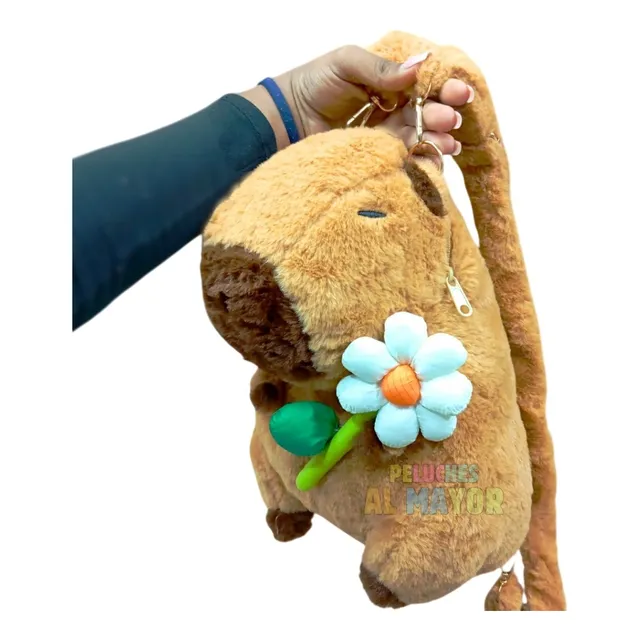 Bolso Morral Capibara Super Suaves Y Lindos