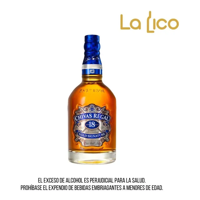 Whisky Chivas Regal 18 Años 700ml - mL a $487