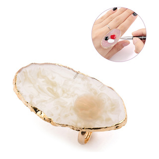 Paleta De Uñas De Colores Acrílicos De Moda Con Anillo Para Paleta De Uñas De Colores Acrílicos De Moda Con Anillo Para