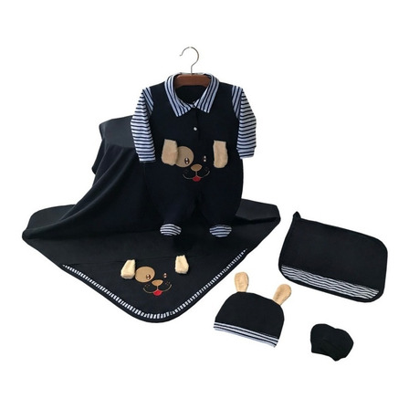 Kit Saída De Maternidade - Coleção Pets Zoo - Leão Cinza Kit Saída De Maternidade - Coleção Pets Zoo - Leão Cinza