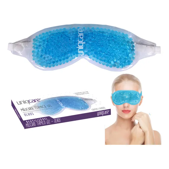 Máscara térmica de gel para olhos Uniqmed
