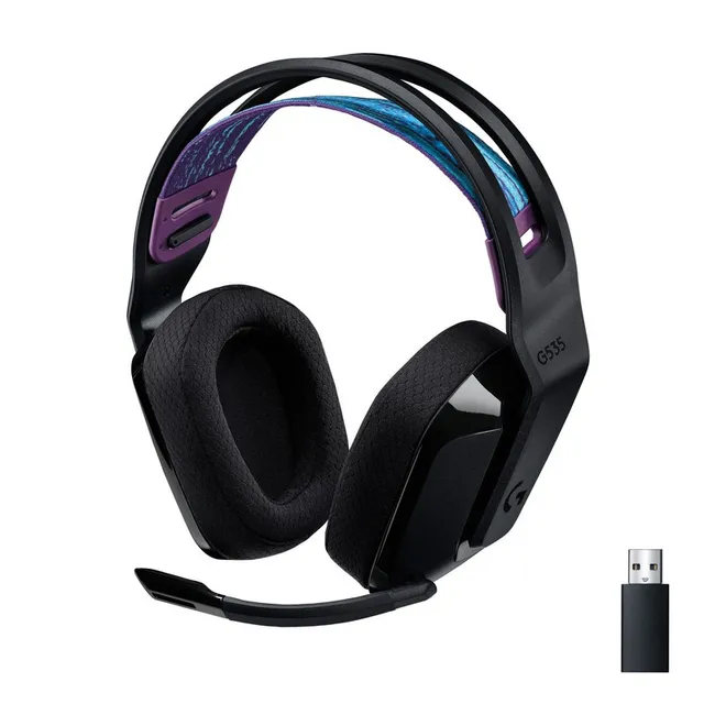 Auricular Logitech G535 Inalámbrico Con Micrófono Negro