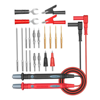 * Kit De Cable De Prueba De Multímetro De 22 Piezas Con * Kit De Cable De Prueba De Multímetro De 22 Piezas Con