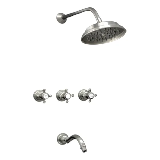Griferia Robinet Berna 20/0120/05 Ducha Bañera Bronce Viejo