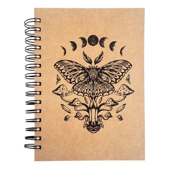 Sketchbook A5 100 Páginas 240g Capa Kraft Flexível