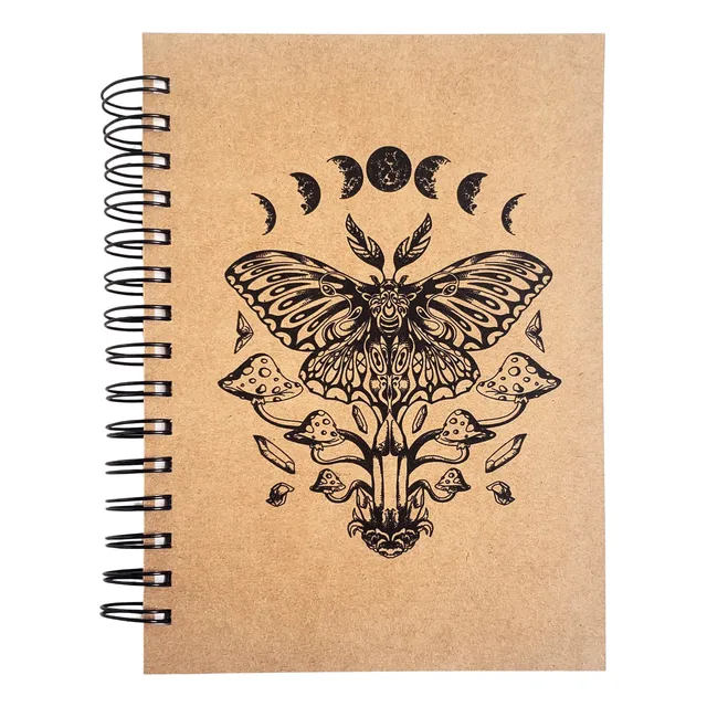 Sketchbook A5 100 Páginas 240g Capa Kraft Flexível