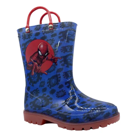 Botas De Lluvia Infantiles Talle 24 Al 29 Spiderman Marvel