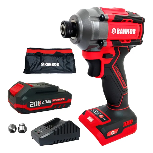 Llave De Impacto 20v  Encastre 1/4  Rankor 260nm Brushlees