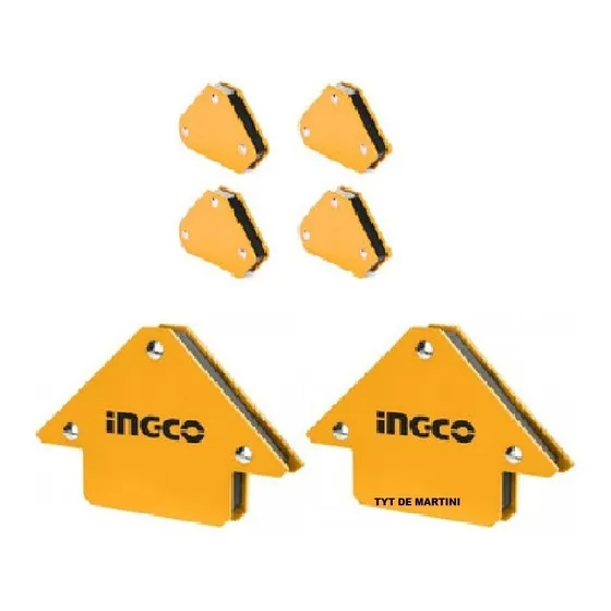 Set 6 Escuadras Magneticas Ingco - Tyt