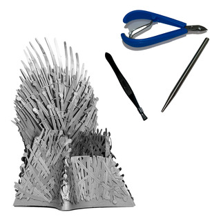 El Rompecabezas 3d De Metal Kit Pinzas Iron Throne Got El Rompecabezas 3d De Metal Kit Pinzas Iron Throne Got