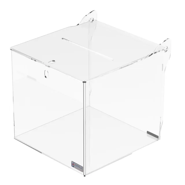 Urna Em Acrílico Cristal 15 X 15 - Pronta Entrega