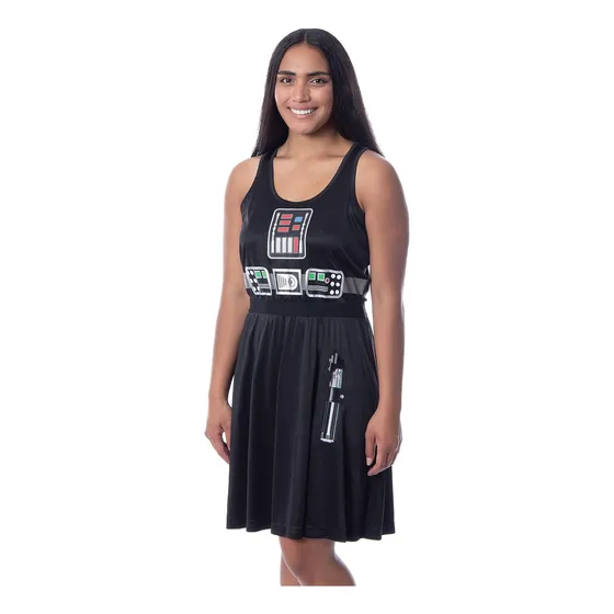 Intimo Star Wars - Disfraz De Darth Vader Para Mujer, Camisó