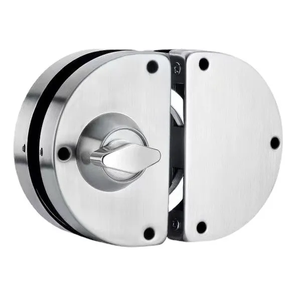 Cerradura Flotante Para Sin Marco Puertas De Vidrio Inox