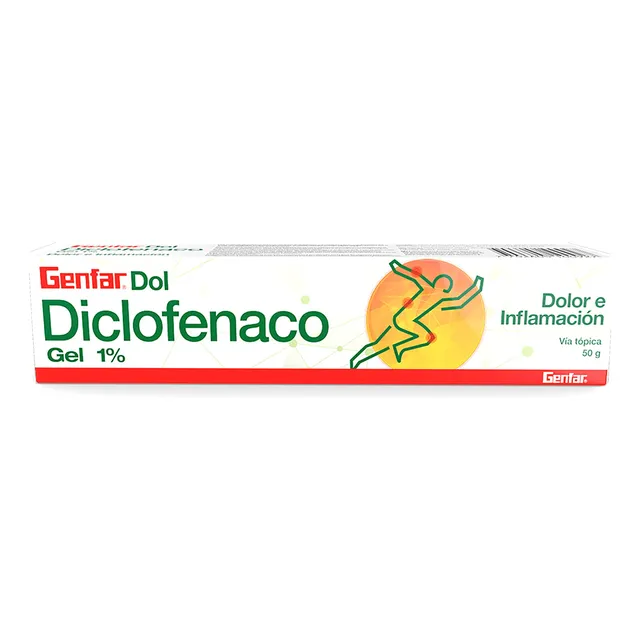 Diclofenaco Gel 1% Tubo X 50 Gr - g a $476