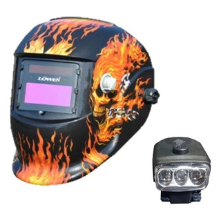 Careta Fotosensible Lowen Con Luz Led Fuego Envio Lacueva Careta Fotosensible Lowen Con Luz Led Fuego Envio Lacueva