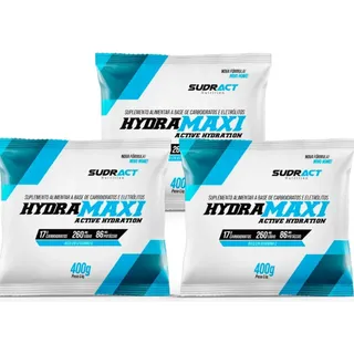 Hidramaxi Repositor IsotĂŽnico Energia Intra Treino 3x400g Hidramaxi Repositor IsotĂŽnico Energia Intra Treino 3x400g