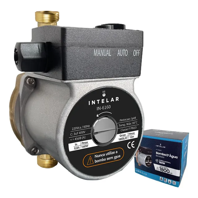 Pressurizador De Água Intelar In-6160 220v 60hz 12mca 160w
