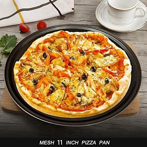 Hausdec 2 Sarten Pizza Perforada Personal 11 Acero Para