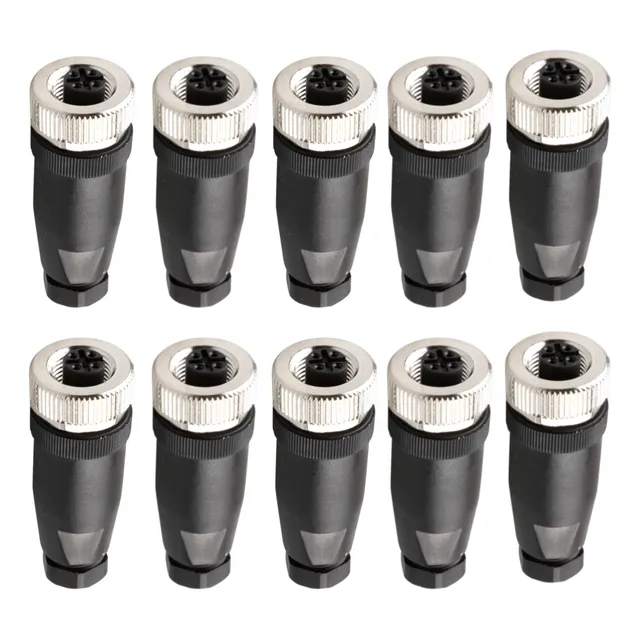 Conectores M12 Macho O Hembra 4 Pines Elco Ls12.4-0/c 10pz