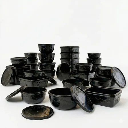 Kit 21 Potes Plásticos Com Tampa Tamanhos Variados Livre Bpa