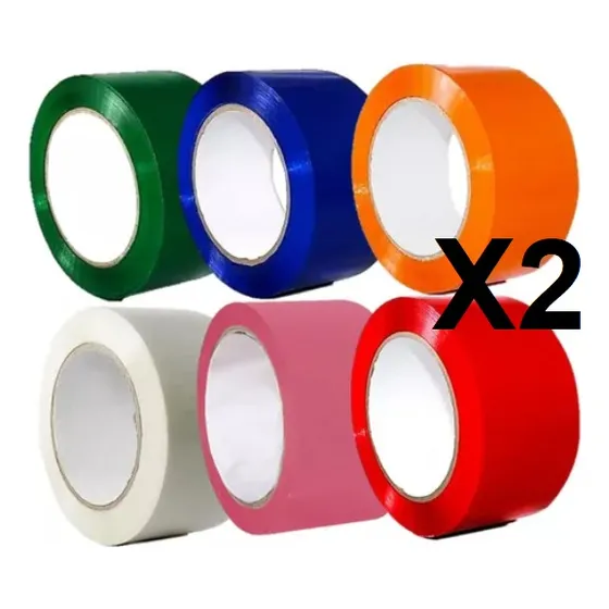Tirros Cinta De Embalar En Colores 100mts Extra Fuerte 