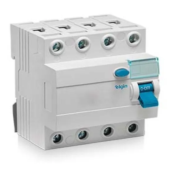 Disjuntor Diferencial Elgin Idr/dr 100a 30ma Tetrapolar 4pol