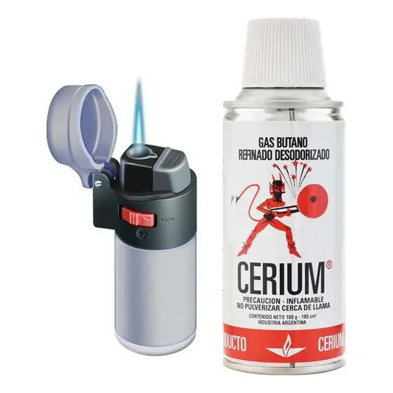 Encendedor Catalítico Zengaz Soplete Torch Engom + Gas Recar